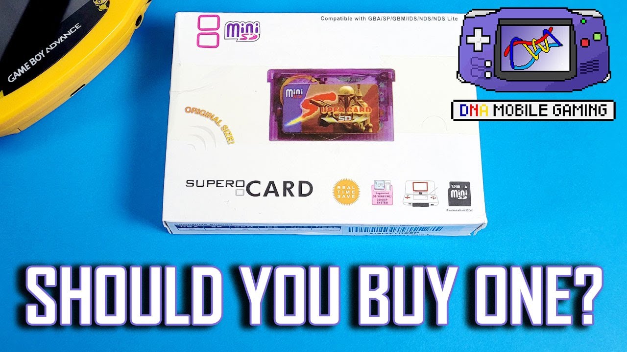 The Super Card Gameboy Advance Flash Card YouTube