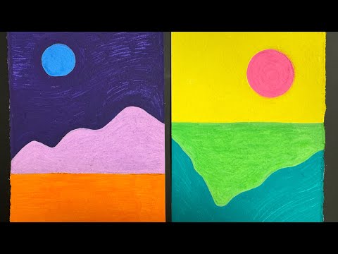 How To Make A Landscape With 3 Lines Inspired By Lebanese Artist Etel Adnan Elementary Art Lesson How To Make A Landscape With 3 Lines Inspired By Lebanese Artist Etel Adnan Elementary Art Lesson