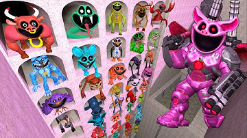 Destroy Smiling Critters Poppy Playtime Family in ABYSS POOL Garry