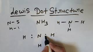 Trick to draw lewis dot structure of NH3 (ammonia) || Electron dot structure class 10th  Trick To Draw Electron Dot Structure Of Nh3