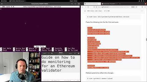 How to do monitoring for an Ethereum validator
