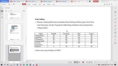 APLIKOM | Location-Module with POM-QM Latihan Soal 1