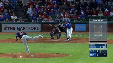 CLE@TEX: Andrus lifts a solo home run to left