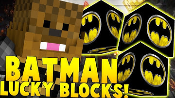 BATMAN VS SPIDERMAN LUCKY BLOCKS - Minecraft SuperHero Mod Challenge | JeromeASF