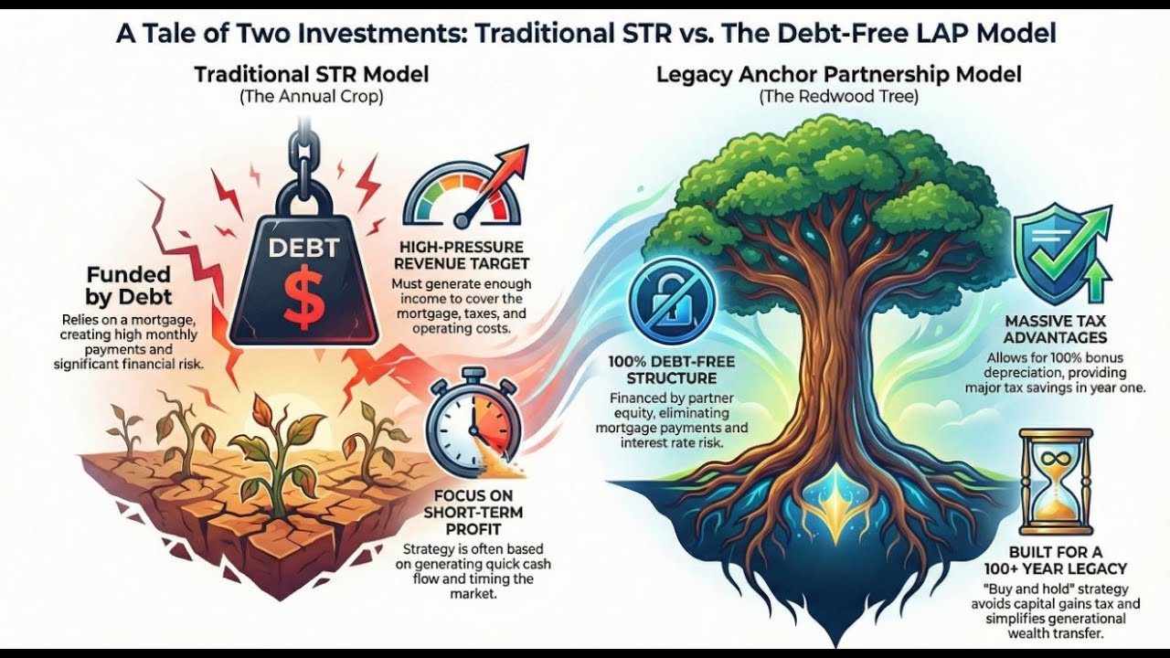 The Tale of Two Investments - Traditional STR vs Debt-Free LP