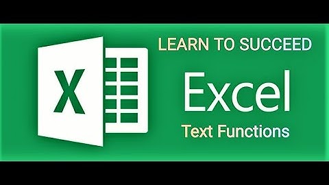 Microsoft Excel Text Functions|. Urdu/Hindi