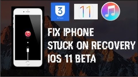 Fix IOS 11 Beta Recovery mode loop when Downgrading!! UNBRICK your iPhone!! & Downgrade!!