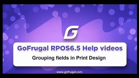 Grouping fields in Print