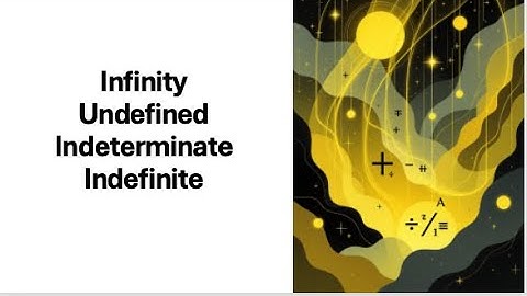 #undefined #indeterminate #infinity #indefinite