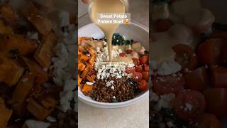 Sweet Potato Protein Bowl #foodie #foodlover #snack #tips #foodblogger #food #health #nutrition #new