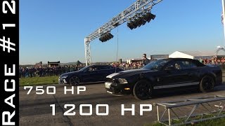 1200 Hp Ford Shelby Gt 500 Straight Pipe Vs. 750 Hp Audi Rs7 Supersprint | Race #12