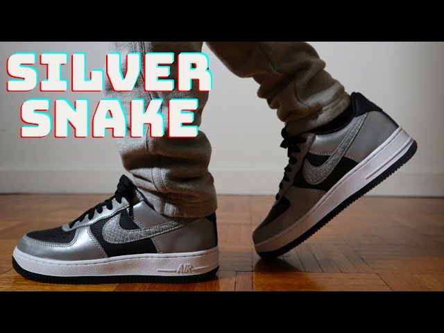 3M Silver Snake Nike Air Force 1 Low B Off-White Travis Clot