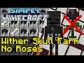 No Wither Rose Wither Skeleton Skull Farm Tutorial | Simply Minecraft (Java Edition 1.16/1.17)