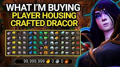 Buy... Everything?! Investing and Preparing for Player Housing Crafted Decor | World of Warcraft