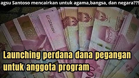 Launching perdana dana pegangan untuk anggota program