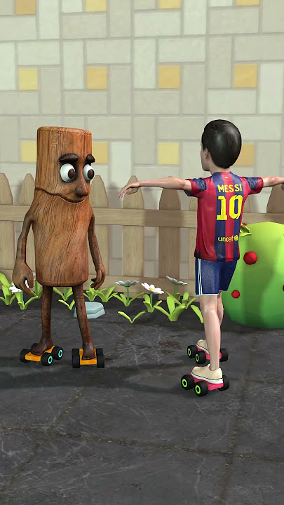 Tung Tung Tung Sahur Messi And Ronaldo Funny Moments #funny #animation #scaryteacher3d 8