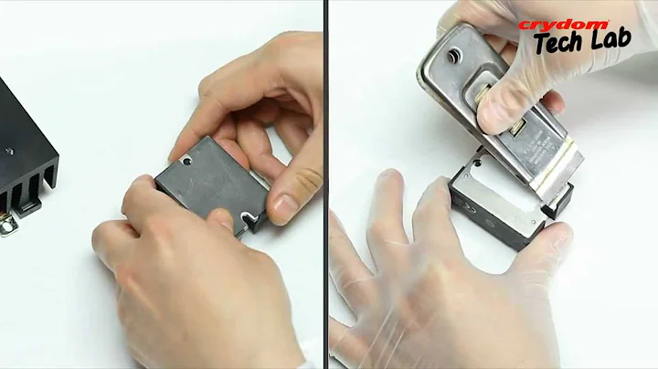 Crydom TechLab 2 - How to correctly install panel mounted Solid State Relay to a panel or heat sink
