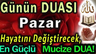 Allah'tan Af ve Şifa Dileyeler için Muhteşem Pazar Günü Duası DİNLE