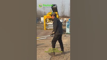 fficient QT4-28 Semi-Automatic Brick Machine Hollow Block Production Line #brickmachine #machine