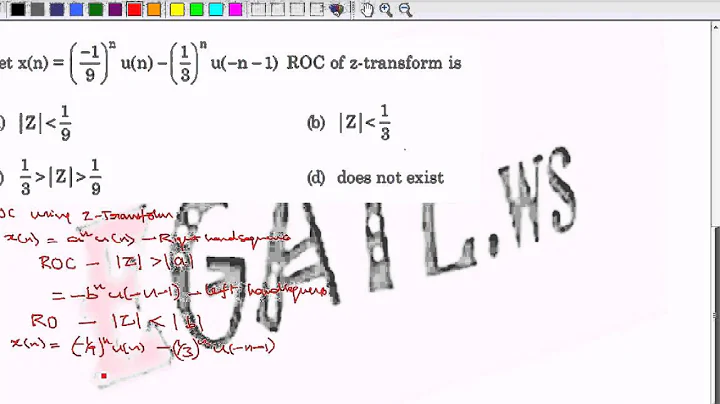 Problem on Z-Transform with Solution - GATE 2014 ECE Paper (Signals & Systems)