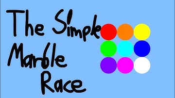 The Simple Marble Race in Algodoo