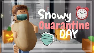 ☀️ SNOWY QUARANTINE DAY! | Roblox Brookhaven