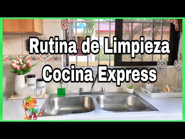 Limpia tu cocina en sólo 30 minutos con esta rutina