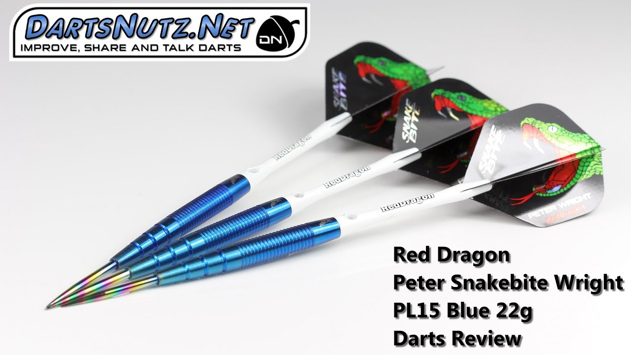 Red Dragon Peter Wright Snakebite PL15 Blue 22g darts review 