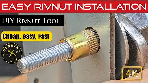 Easy Rivnut Installation - How to mount a Rivet Nut Without a gun