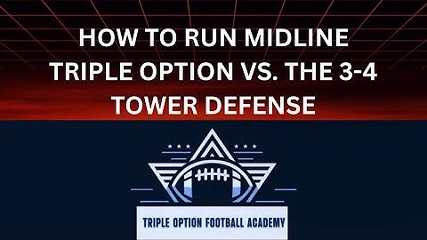 How to Run Midline Triple Option vs. the 3-4 Tower Defense