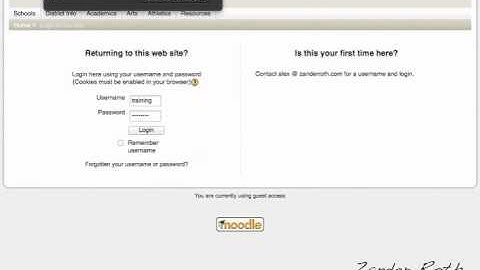 Moodle Course Enrollment
