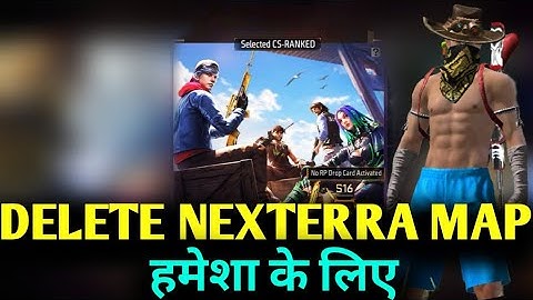 Nexterra Map Delete Kaise Kare || Clash Sqaud Rank Me Nexterra Map Ko Delete Karna Hai #dino9t9