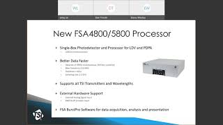 Introducing a NEW Advanced Laser Doppler LDV and Phase Doppler PDPA System