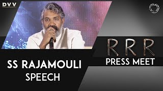 Director Rajamouli Speech @ RRR Press Meet