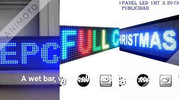 LETREROS LED PROGRAMABLES USB