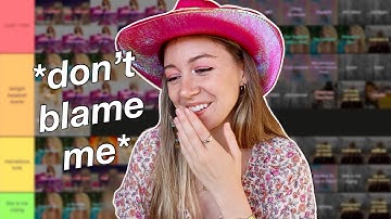 TIER RANKING EVERY TAYLOR SWIFT SONG *swiftie edition*