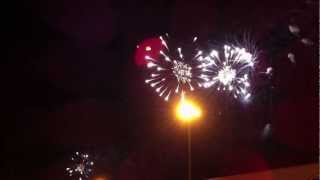 Magic Kingdom 2013 New Years Firework Display Part 1.