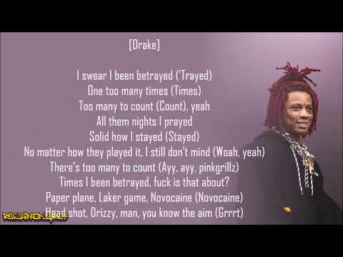 Trippie Redd - Betrayal ft. Drake (Lyrics)