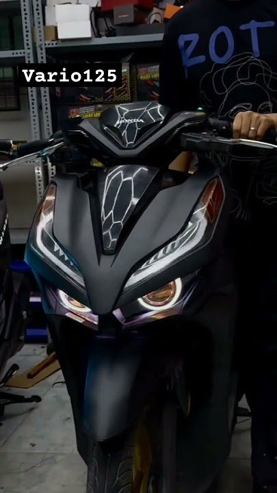 vario 125 modifikasi lampu led