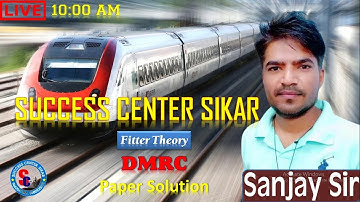 FITTER #DMRC [19 April, 2018- Shift-I] Paper Solution [Class-02] By : Sanjay Sir