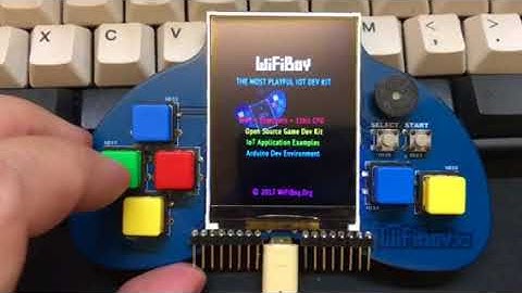 WiFiBoy32 FullScreen Fast Update Test