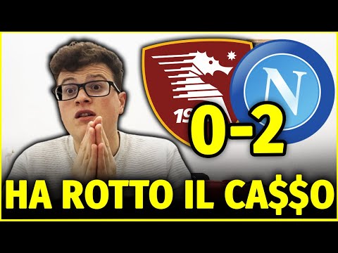UFFICIALE: Il NAPOLI ha ROTTO il CA$$O! - Salernitana-Napoli 0-2