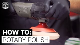 How To Use a Rotary Polisher!  Chemical Guys