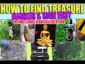 HOW TO FIND TREASURE MARKER & SIGN EASY WITH THE USE OF LR GOLD LOCATOR