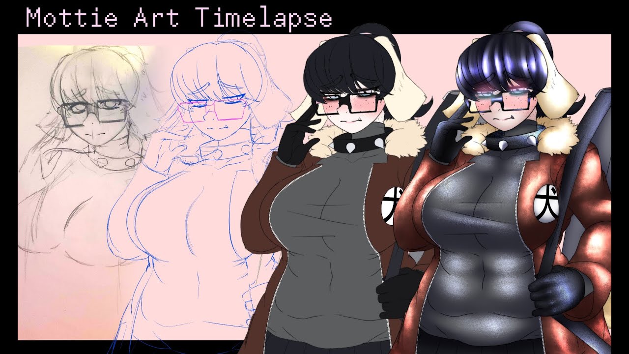 Mottie Cherryblossom Character Design Portrait [Timelapse] - YouTube