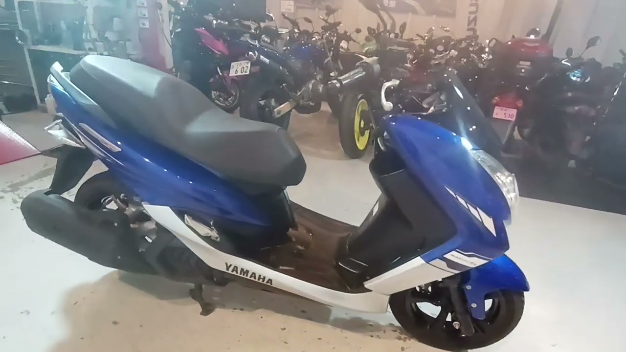 R7.12.5 ヤマハ マジェスティS ブルー - YouTube