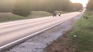 Baja Warrior 200 Mini-bike vs. Lawnmower Race