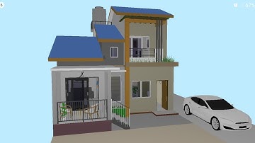 Split level 70sqm Multi roof #floorplancreator #3dhouse 
