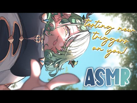 【ASMR】 C'mere! Let me test new ASMR triggers on you~