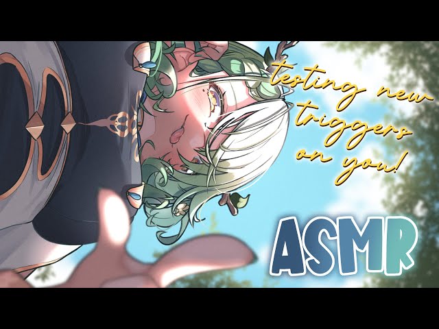 【ASMR】 C'mere! Let me test new ASMR triggers on you~のサムネイル